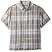 Haggar Men's Short Sleeve Microfiber Woven Shirt