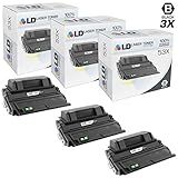 LD Compatible Toner Cartridge Replacement for HP 53X Q7553X High Yield (Black, 3-Pack)