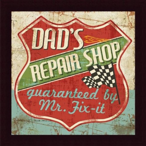 finders Mancave IV Dads Repair Shop by Pela Studio Art