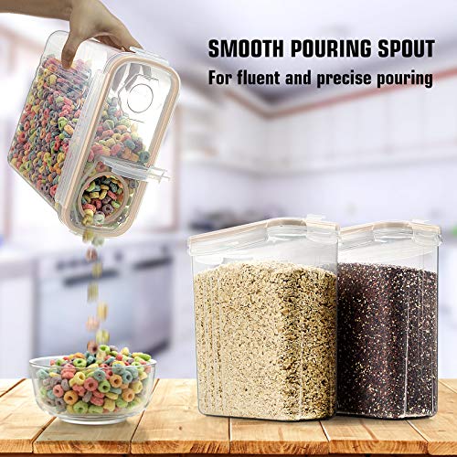 Large Cereal & Dry Food Storage Containers, Wildone Airtight Cereal