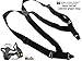 Holdup Airport Friendly/No Buzz Suspenders for Men (Black 1 1/2