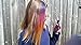 Hair Chalk Pens, Ohuhu 12 Colors Temporary Hair Chalks Salon, Non-Toxic Washable Hair Dye Colors for Party, Cosplay, Theater, Halloween Makeup, Girl's Night Out