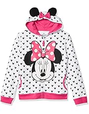 Disney Girls' Minnie Hoodie with Bow and Ear