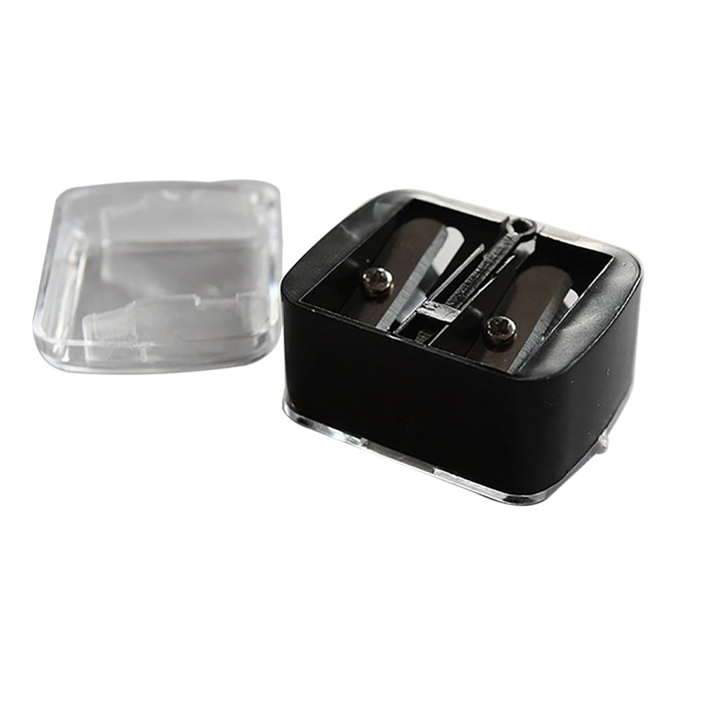 Double Holes Eyebrow Pencil Sharpener Makeup Tool Eyeliner Pencil Lipliner Pencil Sharpener : Beauty