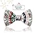 Christmas Bow Tie Dog Collar, Adjustable Dog Cat Collar and Bow Tie Durable Buckle Light Collar for Dogs Cats Pets Soft and Comfortable (Medium)
