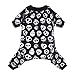 CuteBone Dog Halloween Pajamas Puppy Onesies Small Dogs Soft Pjs Coat Cat Apparel Comfy Pet Christmas Clothes Outfit Doggie Bodysuit P11XS