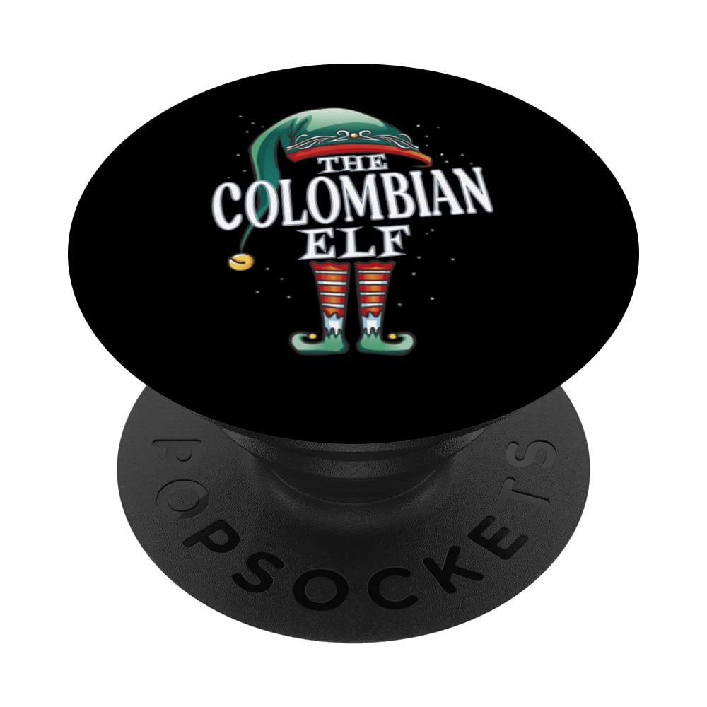 Colombian Elf Christmas Group Xmas Pajama Party PopSockets Swappable PopGrip