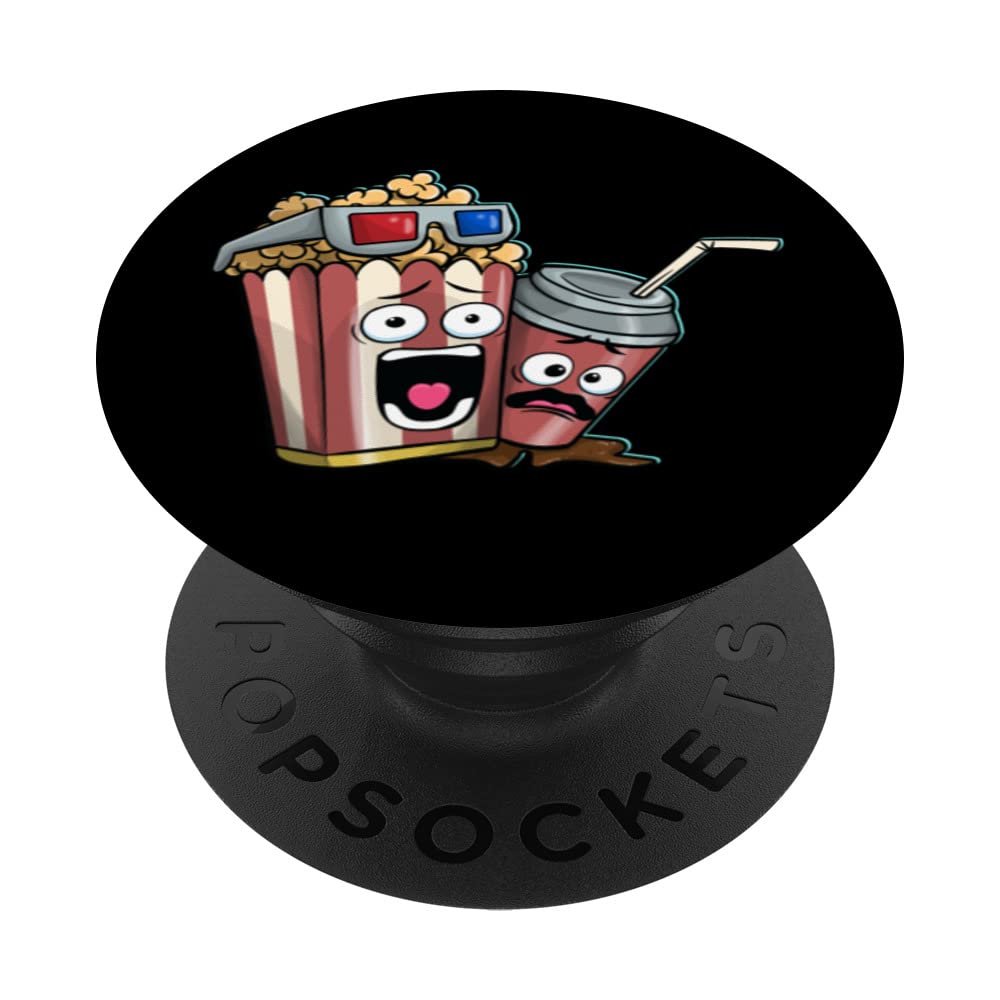 Popcorn Lemonade Horror Movie PopSockets Swappable PopGrip