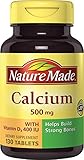 Nature Made Calcium (Carbonate) 500 mg w. Vitamin D3 400 IU Tablets 130 Ct