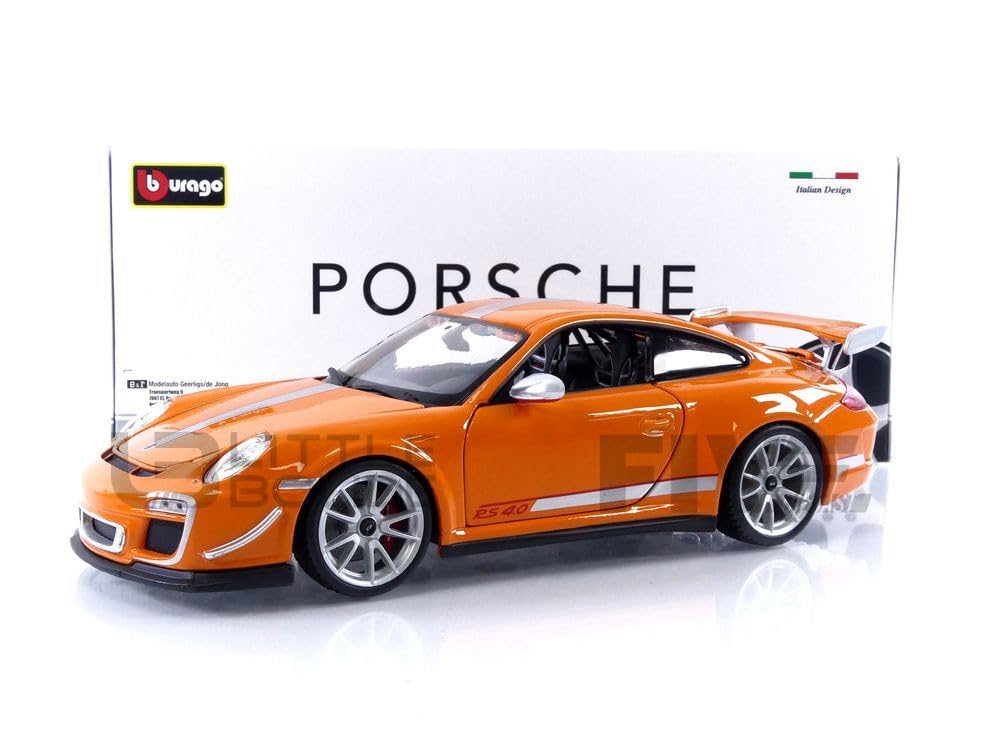 Bburago - Miniature Collection Car, 11036OR, Orange