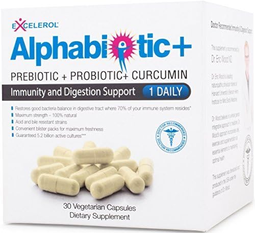 Excelerol Alpha Biotic Plus Probiotic Supplement, 30 Count by Excelerol