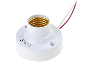 E27 Lamp Base for LED Bulbs Easy Installation Intelligent Light Sensor Adapters Mount Voice Controlled Lamp Holder Easy Insta