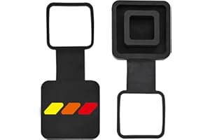 OMLKIBO 2 Inch Trailer Hitch Tube Cover Plug Cap, Trailer Receiver Tube Hitch Plug Cap Compatible with Toyota Car Accessories.