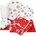 Galashield Christmas Plates Disposable Party Set 102 Pcs Includes Napkins Cups and Tablecloth | Christmas Disposable Dinnerware Set | Supplies for 20 Guests