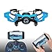 HASAKEE Mini RC Helicopter Drone 2.4Ghz 6-Axis Gyro 4 Channels Quadcopter with FPV WiFi Camera,Altitude Hode and Headless Mode,Blue Bee