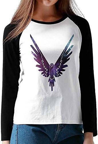 Parrot Maverick Logo Women's Long Sleeves Raglan Baseball Casual T-Shirt