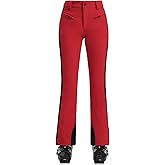 GSOU SNOW Ski Pants Women Snow Pants Slim Waterproof Insulated Windproof Winter Sports Warm With a Waistband