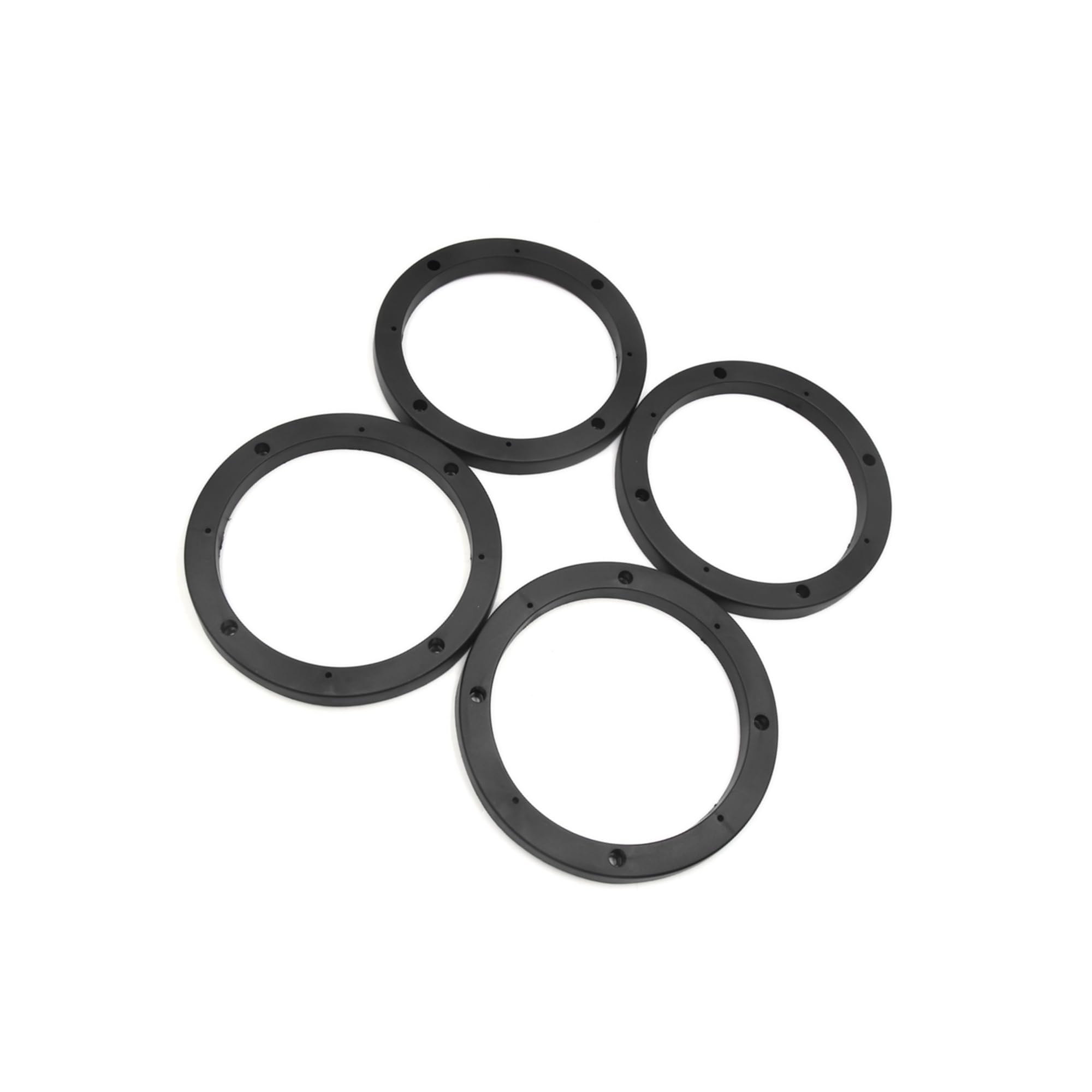 INFINAUTO 4pcs 6.5" Auto Car Speaker Spacer Ring Adapter Bracket Extender Stylish Design