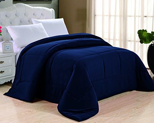 Cathay Home Double Fill Down Alternative Comforter King Navy
