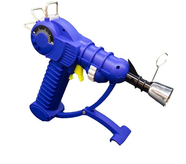 THICKET RAYGUN TORCH LIGHTER, WITH ADJUSTABLE FLAME AND SAFETY LOCK (BLUE)