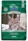 Blue Buffalo Wilderness High Protein Grain Free, Natural Adult Dry Cat Food, Duck 11-lb