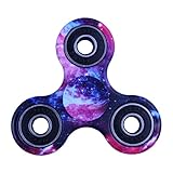 Camouflage Print Floral Fidget Hand Spinner Toy Time Killer for Relieve ADHD Anxiety Reduce Stress EDC Focus Toy (3#Galaxy)
