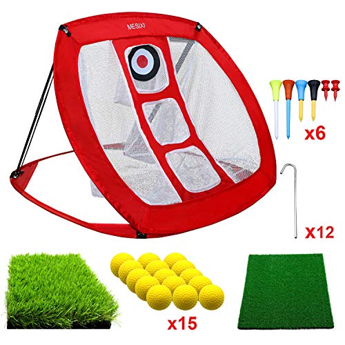 MESIXI Pop Up Golf Chipping Net Perfect Golf Gifts for Men, Outdoor