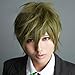 Cfalaicos Free! Makoto Tachibana Short Dark Green Cosplay Hair Full Wigs
