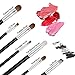 Halo World Makeup Brush Premium 10 Pieces Makeup Brushes Professional Foundation Blush Brush Face Eye Cosmetics Brushes with Leather Bag