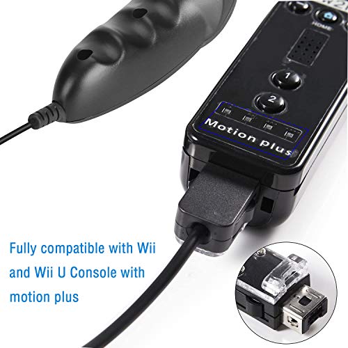 2 Pack Wii Nunchuck Controllers, kosiwun Remote Nunchuk Controller