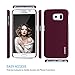 S6 Case, Galaxy S6 Case - TURATA [Slim Fit] Premium Coated Non Slip Surface [Purple] Four Layer Paint Designed Hard Case for Samsung Galaxy S6 G9200 - Purple