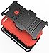Google Pixel XL Case, NageBee [Heavy Duty] Armor Shock Proof Dual Layer [Swivel Belt Clip] Holster with [Kickstand] Combo Rugged Case for Google Pixel XL - Red