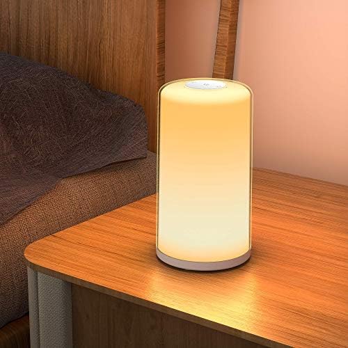 最新版 ベッドサイドランプ テーブルランプ ナイトライト タッチセンサー式 調光調色 暖白 Rgb変換ライト インテリア 常夜灯 授乳灯 連続照明 目に優しい おしゃれ ギフト 日本語説明書付き