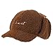 Winter Baseball Caps for Girl Kid Hunting Trapper Aviator Hat Earflap Elmer Fudd Snow Cold Weather Caramel 3-10Years