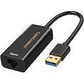 CableCreation USB to Ethernet Adapter, USB 3.0 to 10/100/1000 Gigabit Wired LAN Network Adapter Compatible with Nintendo Swit