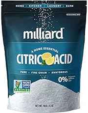 Milliard Citric Acid 10 Pound - 100% Pure Food Grade NON-GMO Project VERIFIED (10 Pound)