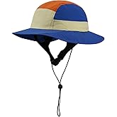 CLAPE Surf Bucket Hat with Strap Waterproof Sun UPF 50+ Bucket Hat Packable Brimmed Boonie for Women Men