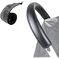 Armrest PU Leather Protective Case Handle Cover Stroller Accessories for Babyzen Yoyo (Black)