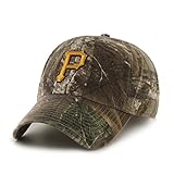 MLB Pittsburgh Pirates Clean Up Adjustable Hat, One Size, Realtree Camouflage
