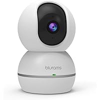 blurams 1080p Dome Security Camera | PTZ Surveillance System with Motion/Sound Detection, Smart AI Alerts, Privacy Mode, Night Vision, Two-Way Audio | Cloud/Local Storage Available | Works with Alexa