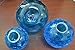 Blue Decorative Reproduction Blown Glass Float Fishing Buoy Ball 3