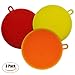 Housola Kitchen Sink Dish Sponge, Antibacterial Silicone Scrubber Brush tool (set of 3)