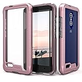 ZTE Zmax Pro Case, Zizo [ION Series] w/ FREE [ZTE Zmax Pro Screen Protector] Crystal Clear [Military Grade] for ZTE Zmax Pro Z981 - Blade X Max