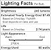 Globe Electric 01325 60W Vintage Edison A19 Quad Loop Incandescent Filament Light Bulb, E26 Base, 245 Lumens, Soft White