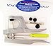 Floral KAMsnaps Hand Pliers Press Tool for Plastic Snaps Size 20, 22, 24 Punch Poppers Button Snap Fastener Press Attacher for KAM Snaps (NOT Compatible w/ Metal Snaps)