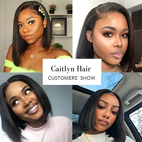 Straight-4x4-Lace-Closure-Short-Bob-Wigs-100-Unprocessed-Human-Hair-Lace-Front-Wigs-Brazilian-Virgin-Hair-Straight-Bob-4x4-Closure-Wigs-Human-Hair-for-Black-Women-12-inch-150-Density