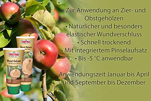 Substral Naturen Bio Wundbalsam, Wundverschlussmittel , das elastische Baumpflaster nach dem Baumschnitt, 150 g – Bild 6
