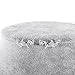 YOQUCOL Silver Tone 3D Butterfly Zirconia Crystal Ear Vine Climber Wrap Earrings For Women