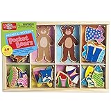 T.S. Shure Pocket Bears Wooden Magnetic Dress-Ups