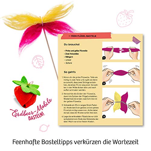 KOSMOS 657819 Feen-Erdbeeren Experimentierset für Kinder, Mädchen ab 6 Jahren, Planzset für Kinder, Experimentier-Set für Kinder – Bild 7